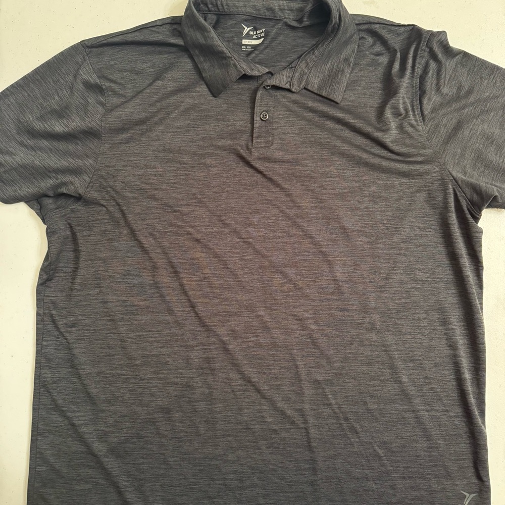 Old Navy Men’s Charcoal Polo Shirt | XXL
